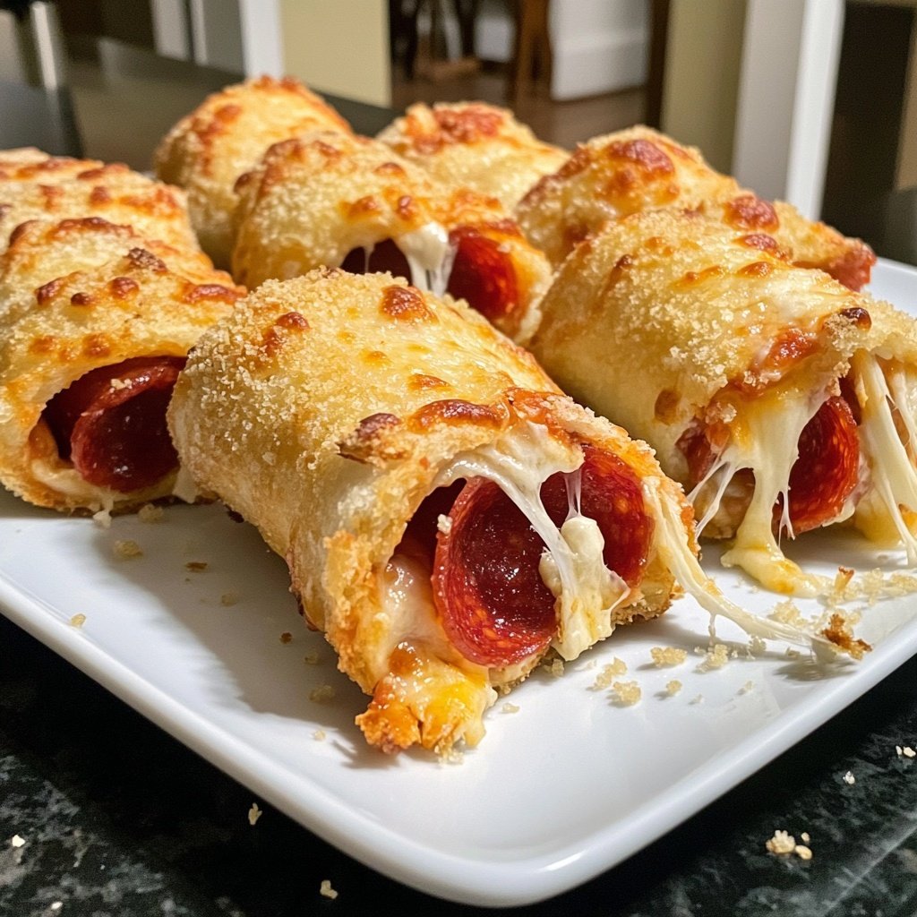 Crispy Air Fryer Pizza Rolls