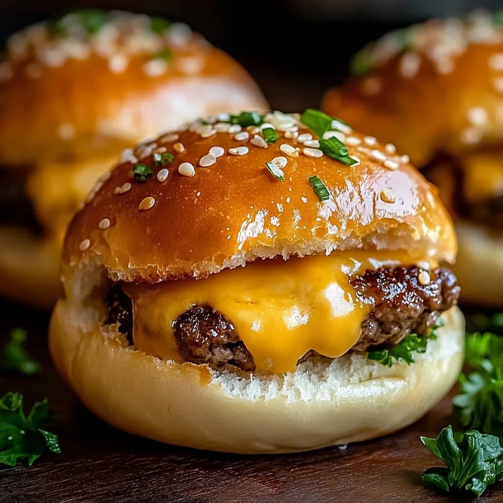Irresistible Garlic Parmesan Cheeseburger Bombs