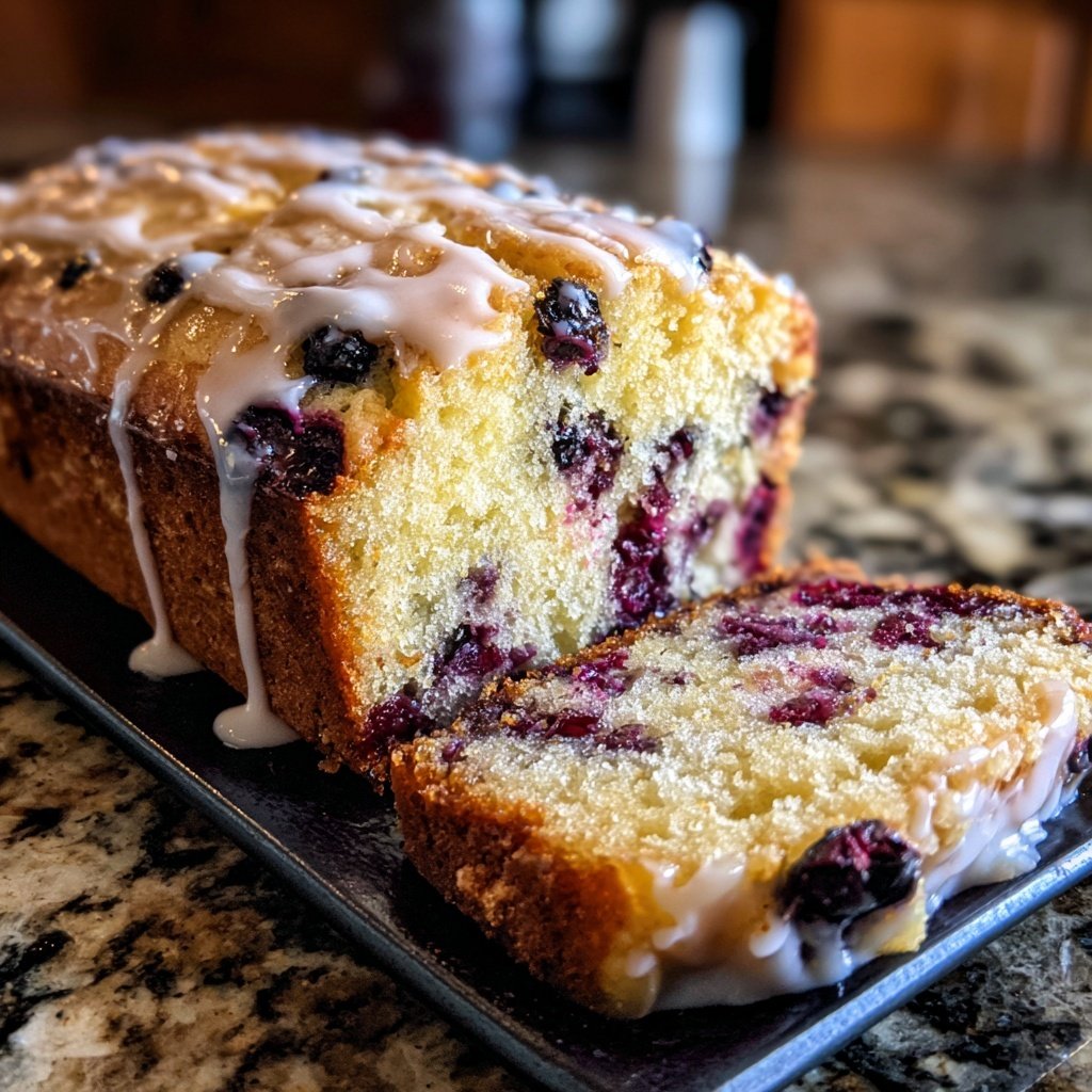 Baking & Desserts Lemon Blueberry Loaf Cake