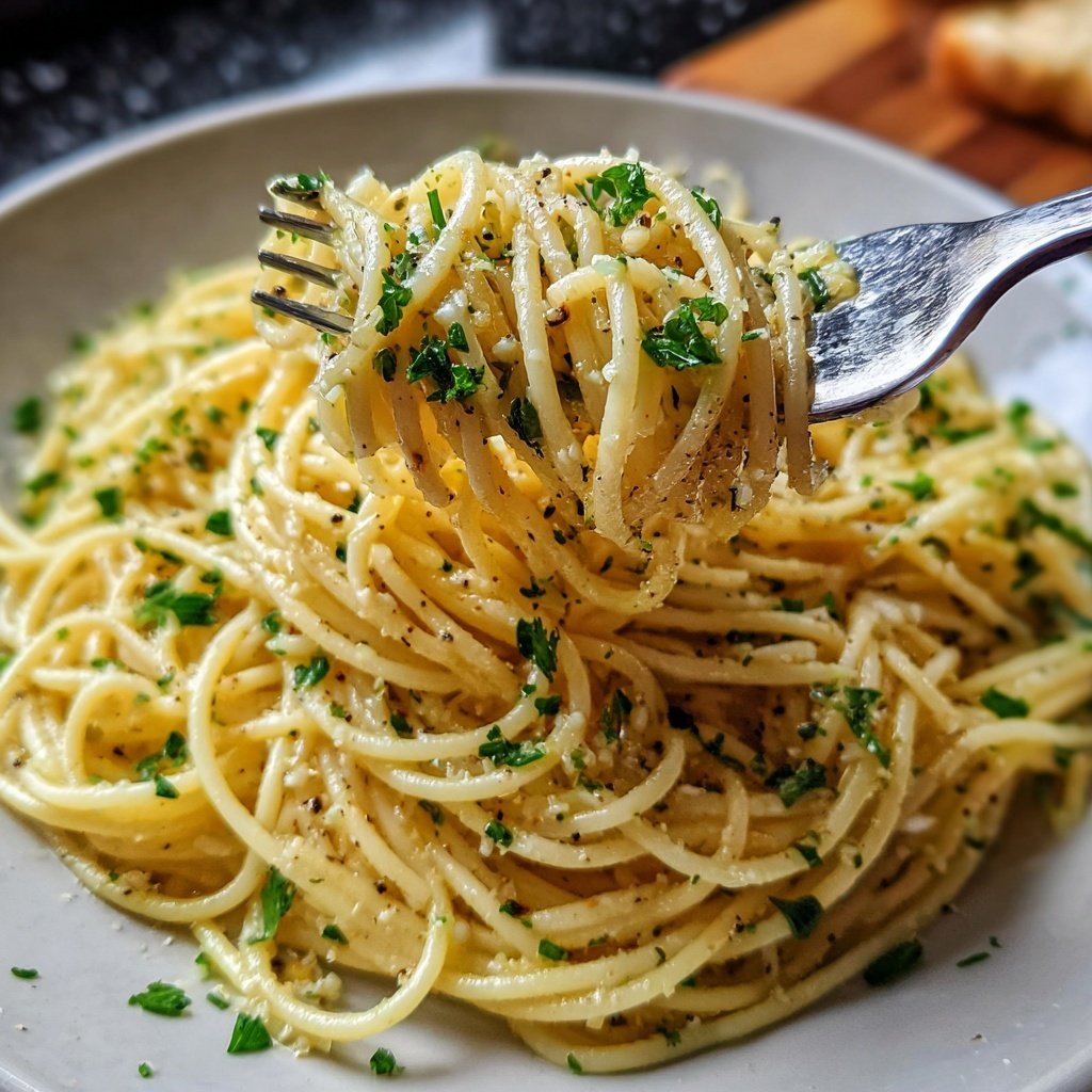 Quick & Easy 15-Minute Garlic Pasta
