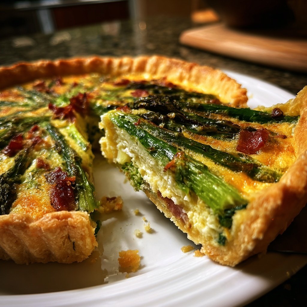 Asparagus and Prosciutto Tart