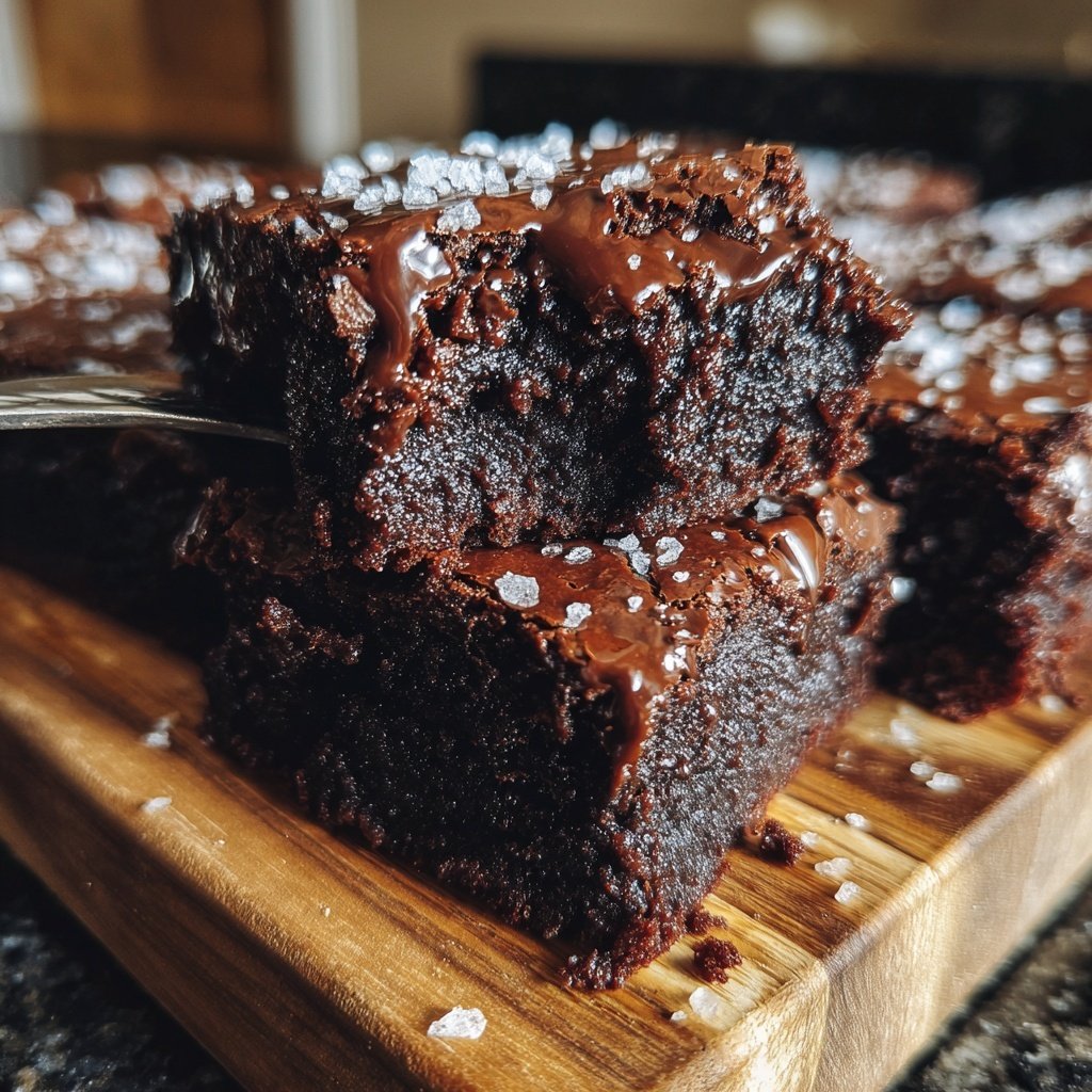 Double Chocolate Fudge Brownies