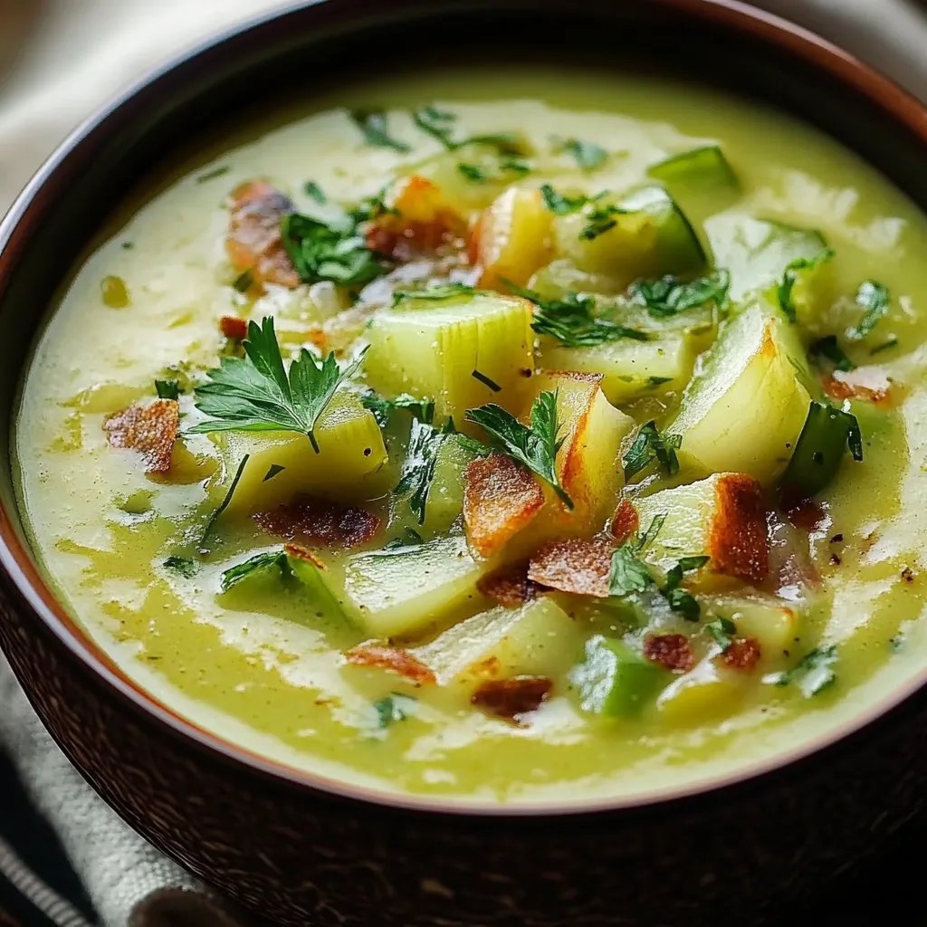 Roasted Celery & Potato Soup