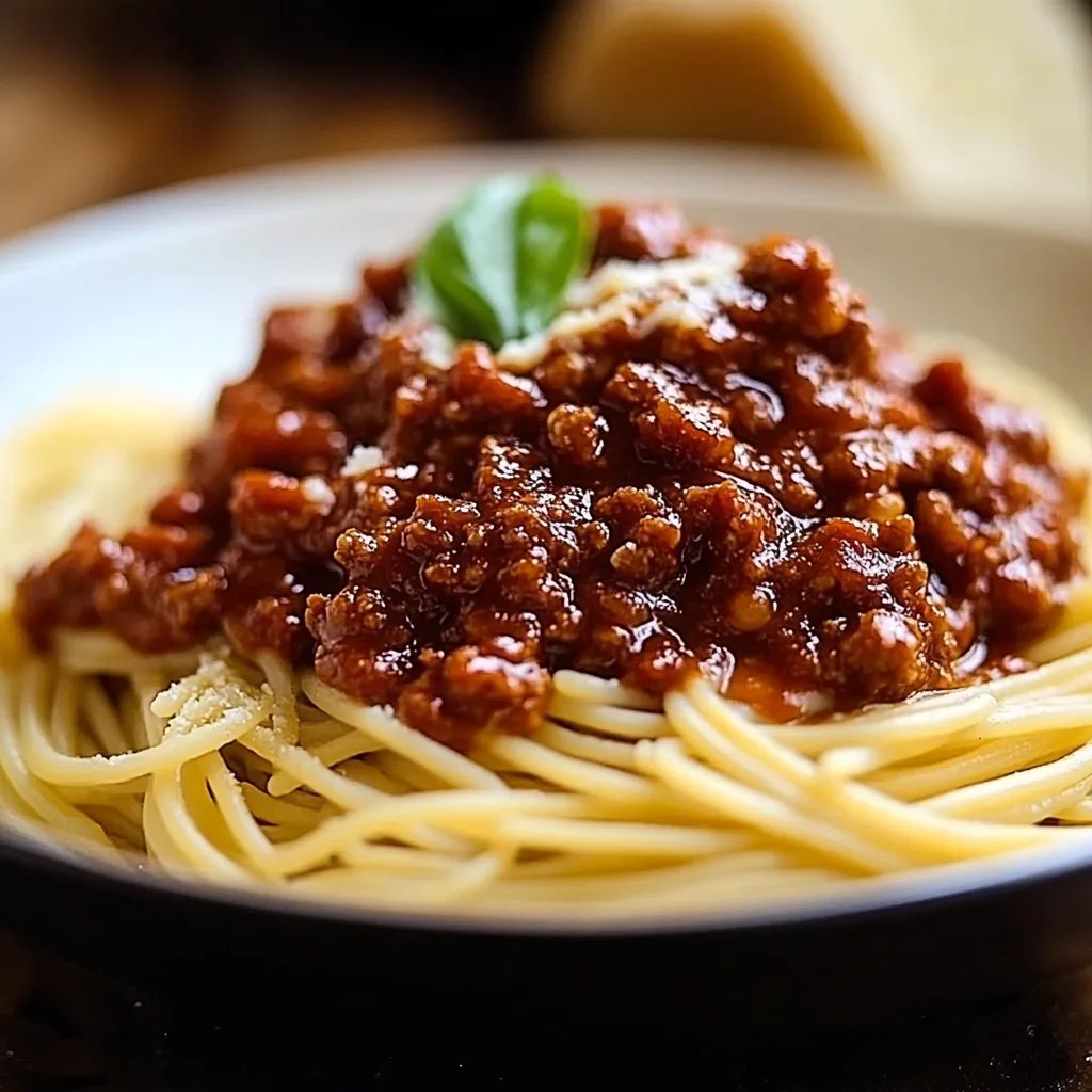 Spaghetti Bolognese Sauce