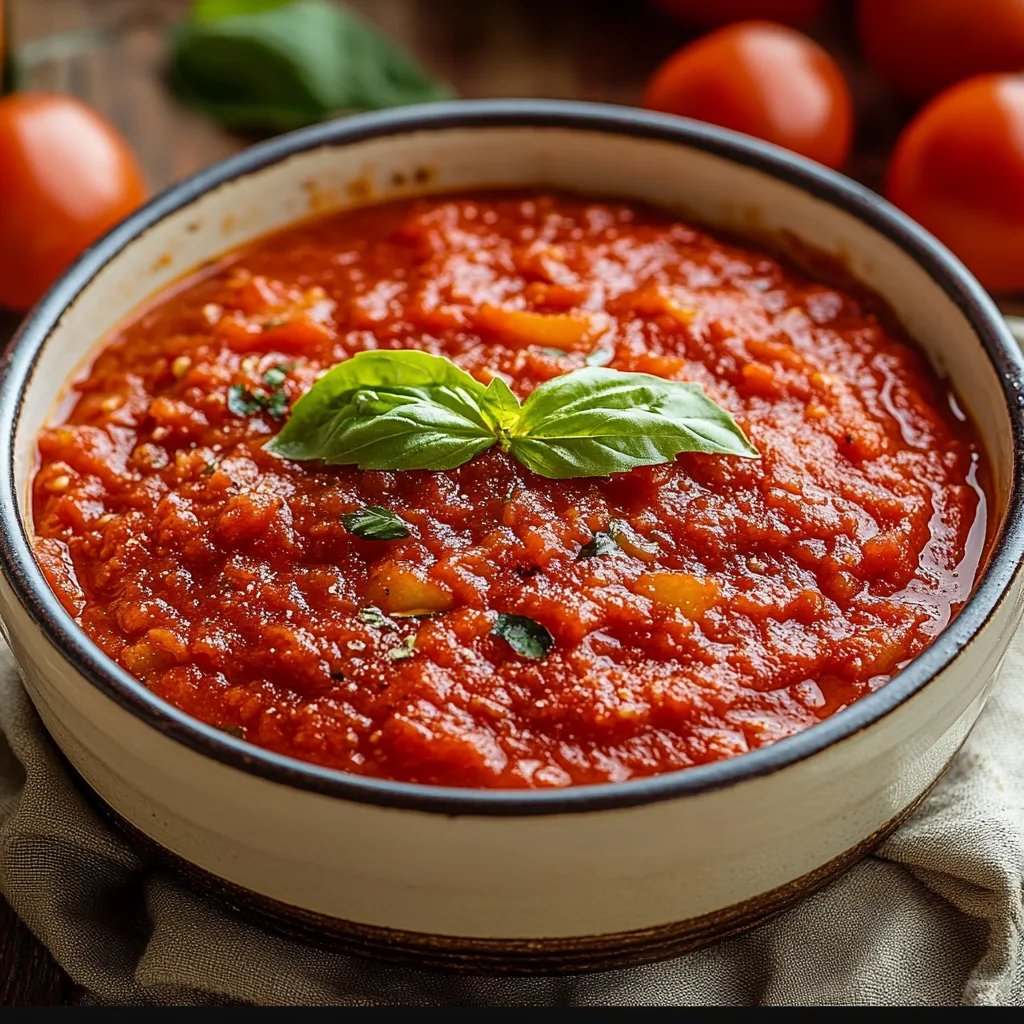 Authentic Marinara Sauce with Fresh Ingredients