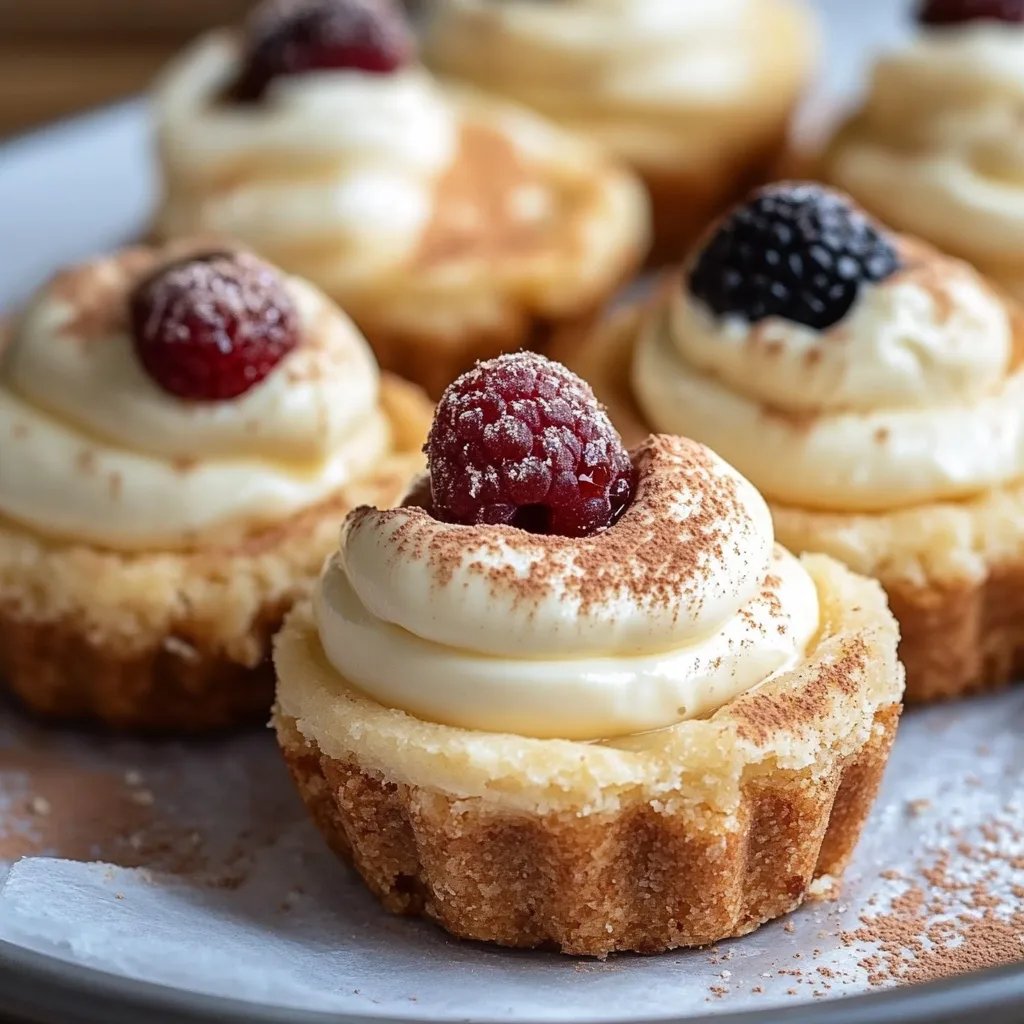 Elegant White Chocolate Mousse Tartlets – A Mini Dessert Dream!