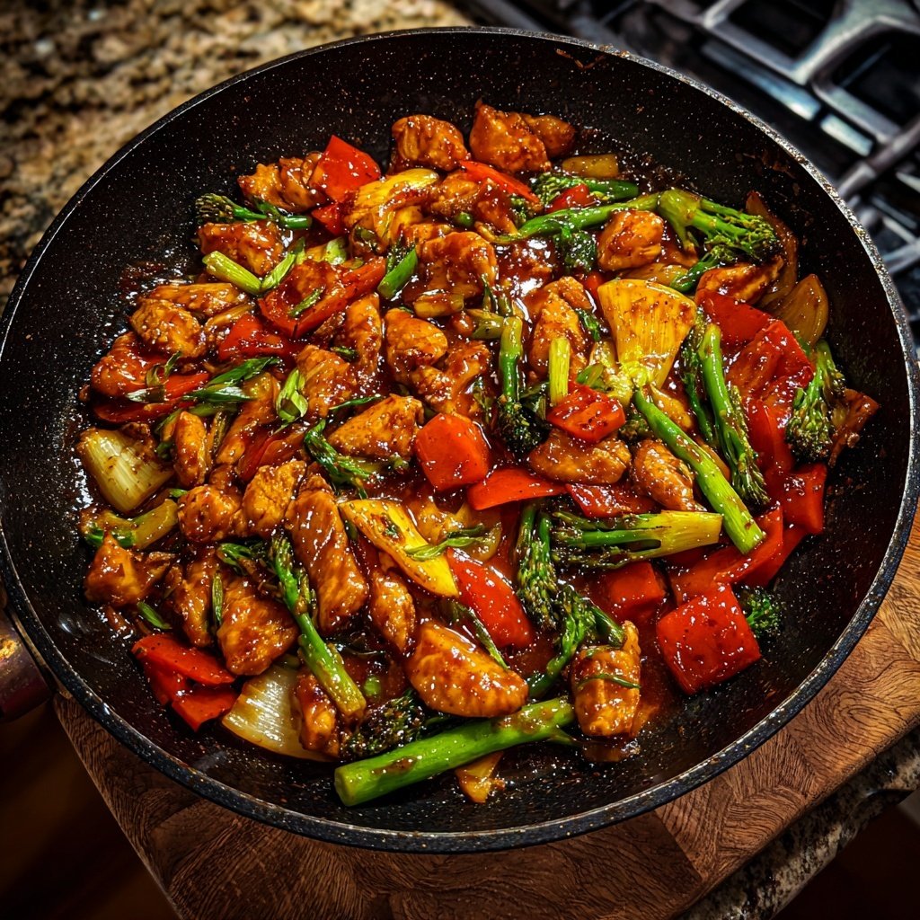 Honey Soy Chicken And Vegetable Stir Fry