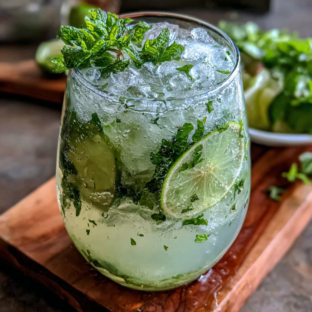 Fresh Lime Mint Spring Cooler