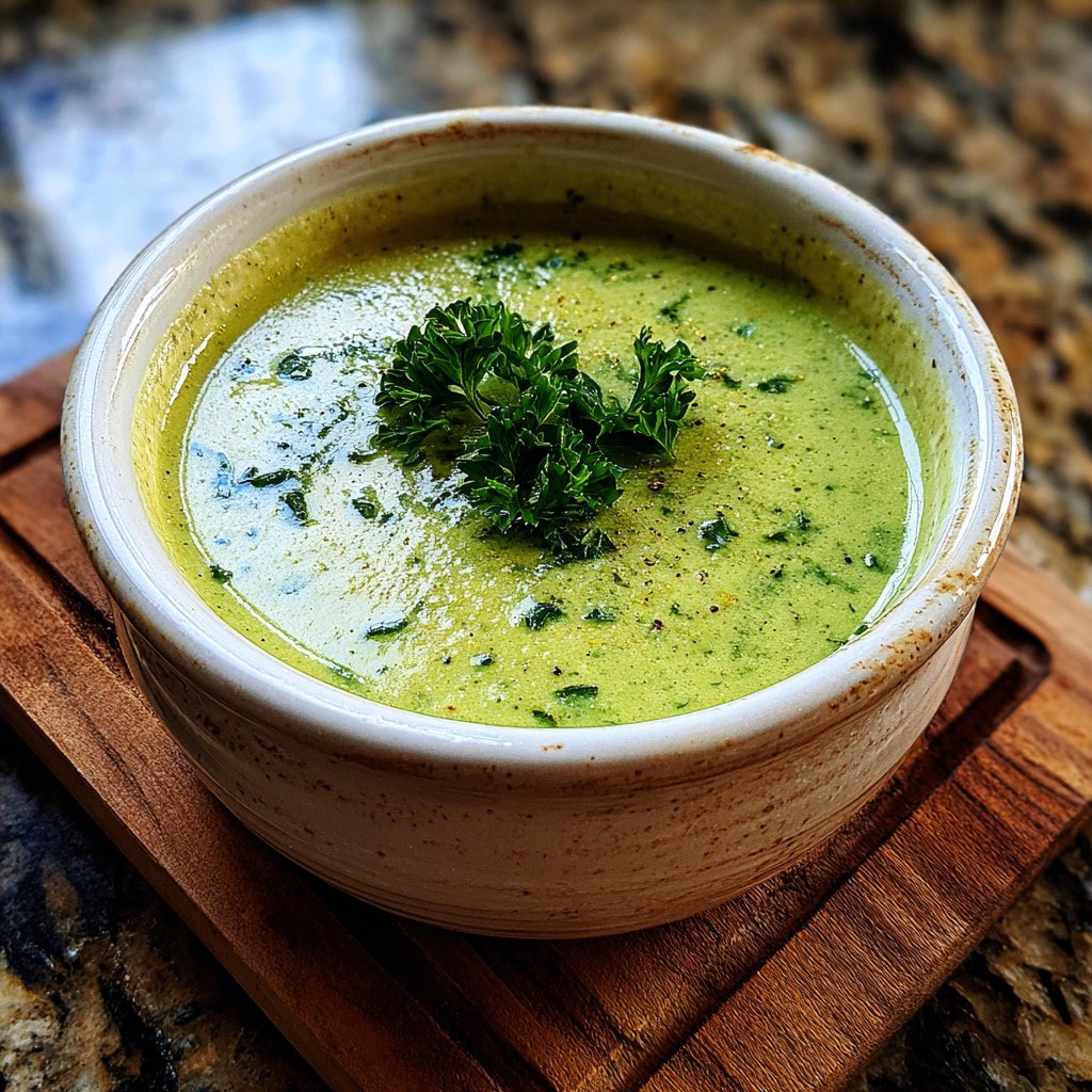 Creamy Lemon Spinach Soup