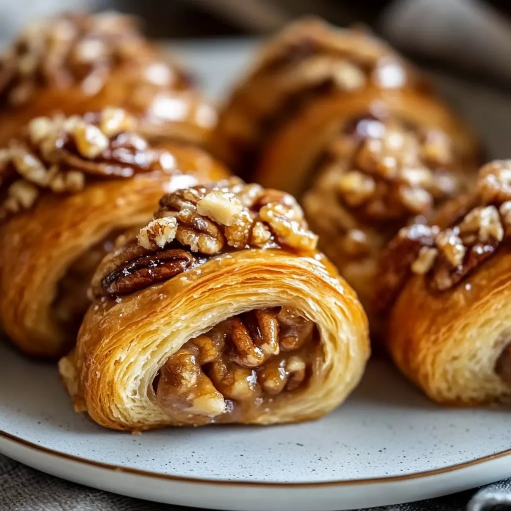 Buttery Crescent Rolls with Pecan Filling