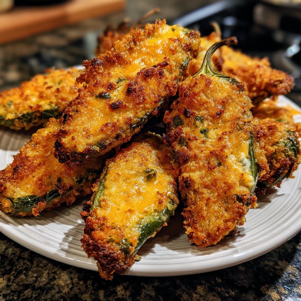 Jalapeno Poppers with Cheddar