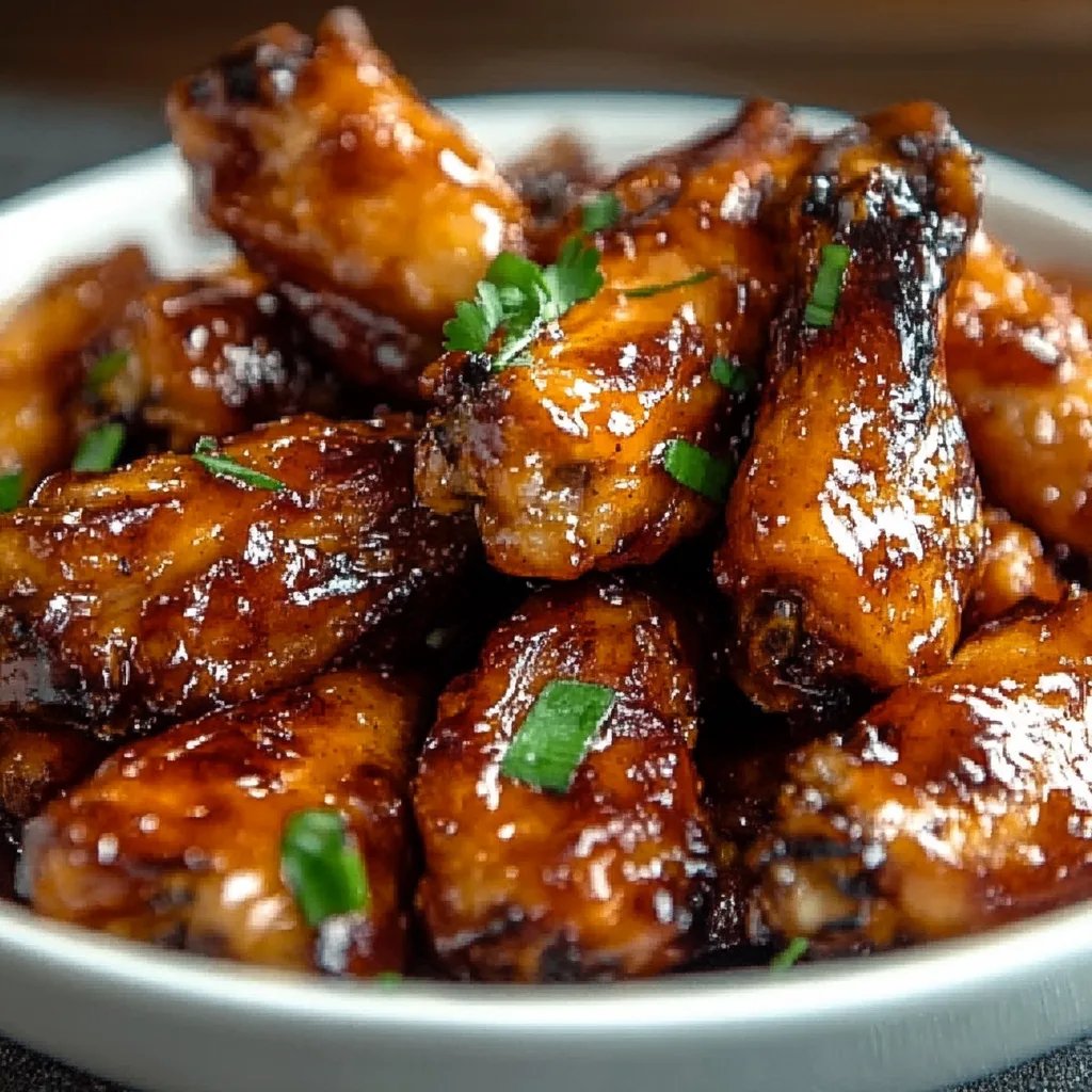 Sticky Pineapple-Teriyaki Chicken Wings