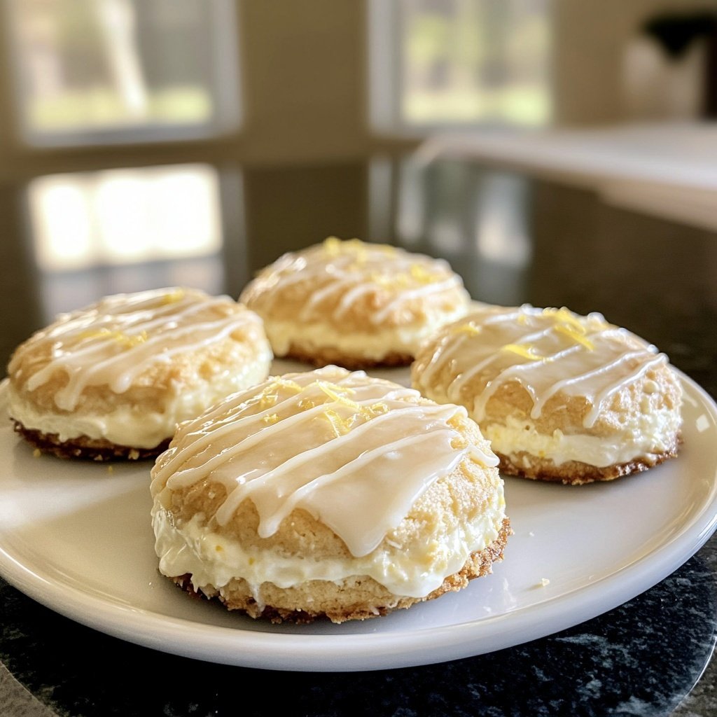 Lemon Coconut Cheesecake Cookies