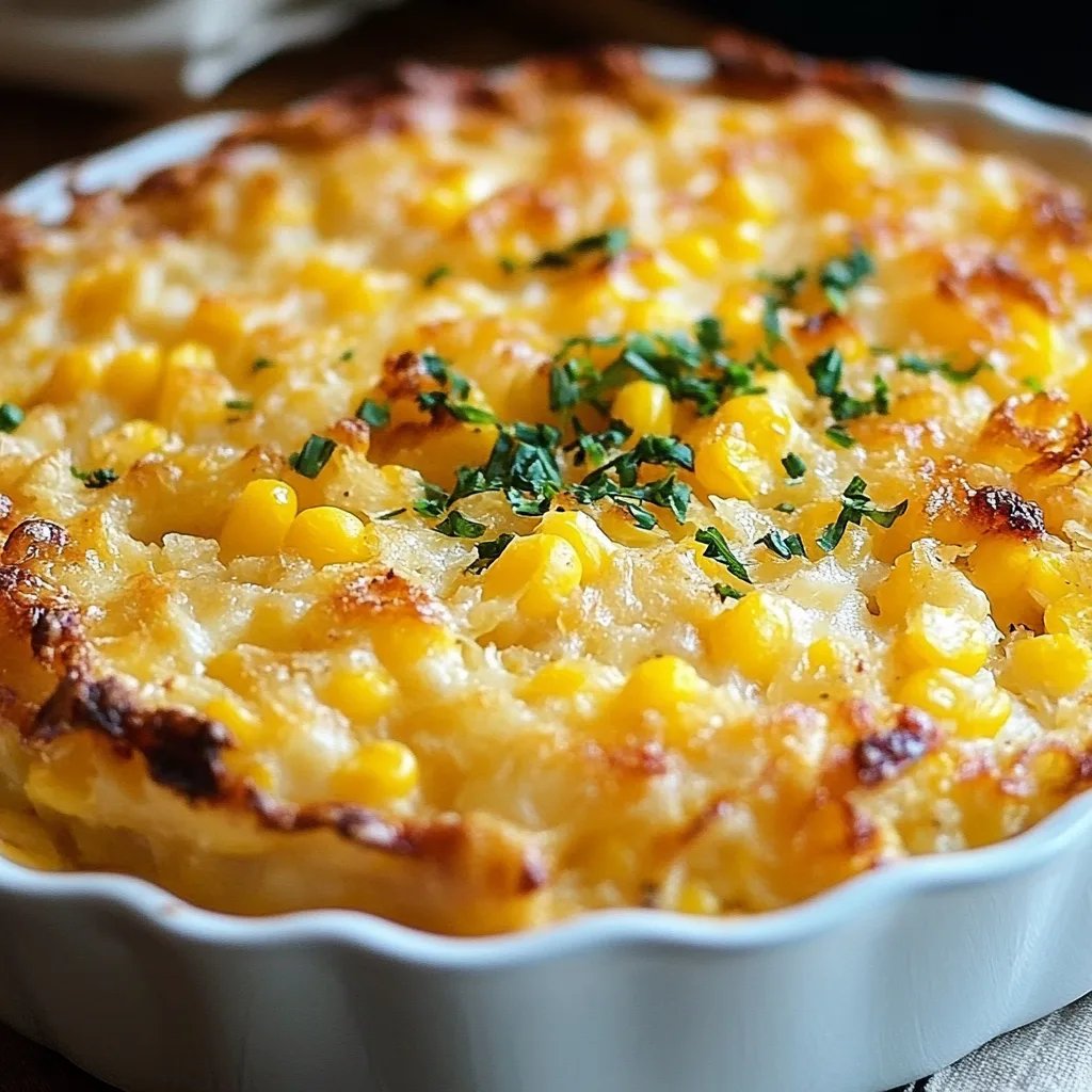 Cheddar Sweet Corn Pie