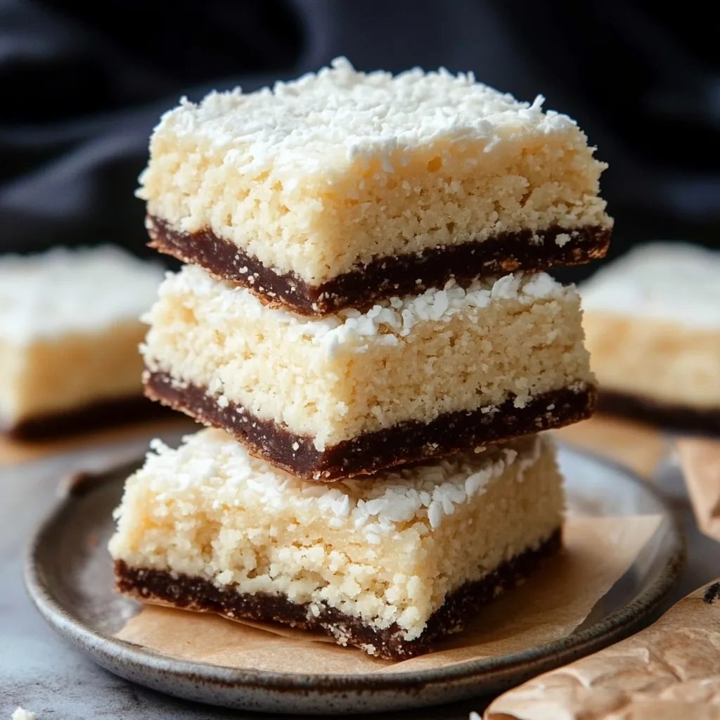 3-Ingredient Coconut Bars
